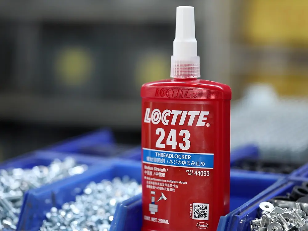 The new bottle design for Loctite’s anaerobic product range creates a unique brand identity across the globe.