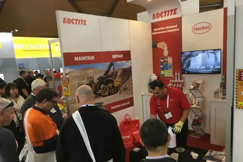 Product demonstration at AIMEX 2019.