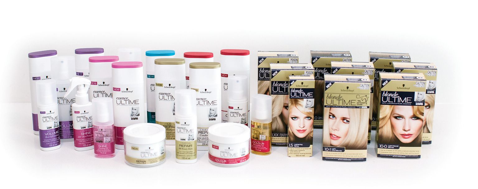Selection of Schwarzkopf Ultime products