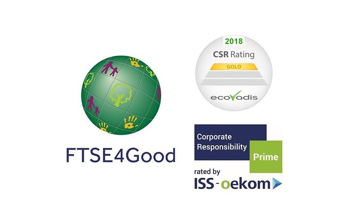 Logos FTSE, Oekom, EcoVadis